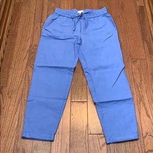 JCrew Size 0 Periwinkle Pull Up Pants
